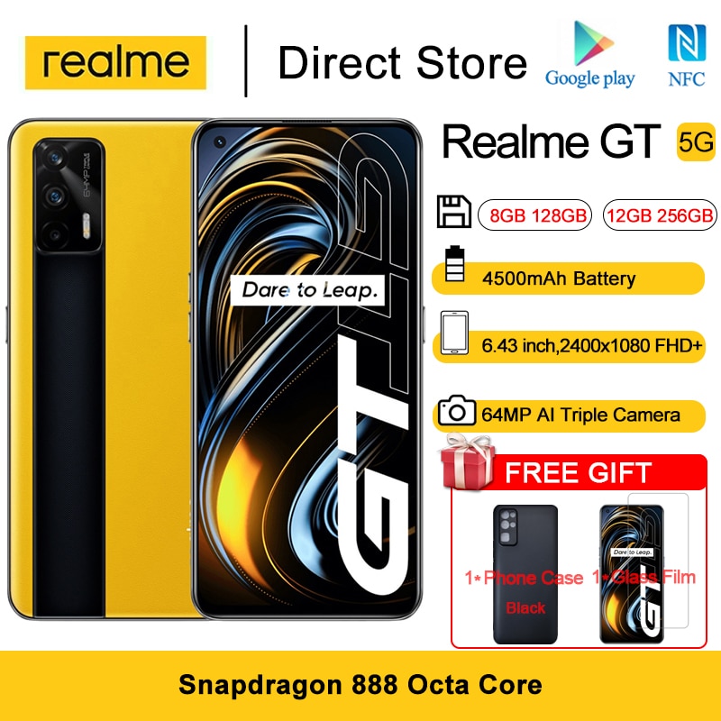 Realme-GT 5G ȵ̵ 11 ޴ 6.43 16MP  ī޶..